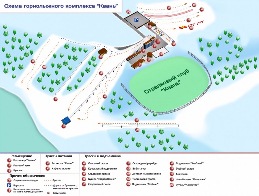 Калужские термы карта