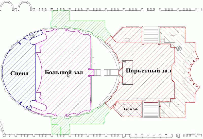 Московский дворец молодежи зал схема