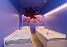 HQ Hostelberry | капсульный отель Двухместный номер с 2 отдельными кроватями и общей ванной комнатой