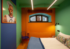 Мини-отель Бунтари - Buntati Двухместный номер Эйнштейн двуспальная кровать (общая ванная комната)