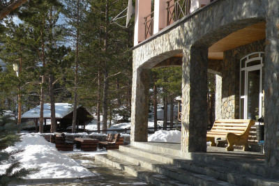 Pogostite.ru - Балкария | Поляна Азау | Парковка | Катание на лыжах #3