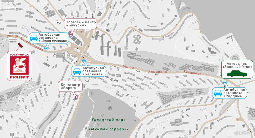 Схема авторынок зеленый угол